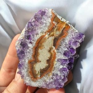 Oog Amethist cluster (stalactiet) - 31