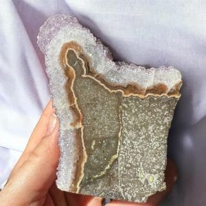 Oog Amethist cluster (stalactiet) - 35