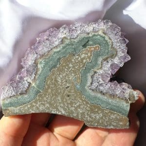 Oog Amethist cluster (stalactiet) - 36