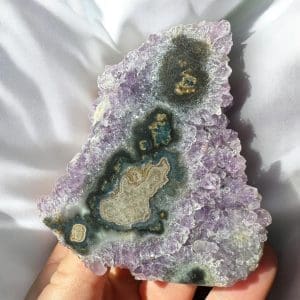 Oog Amethist cluster (stalactiet) - 37