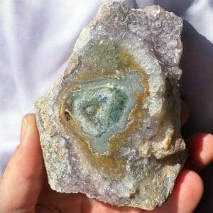 Oog Amethist cluster (stalactiet) - 40