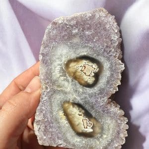 Oog Amethist cluster (stalactiet) - 42