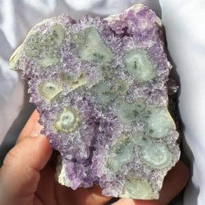 Oog Amethist cluster (stalactiet) - 43
