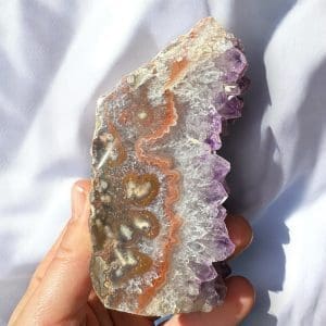 Oog Amethist cluster (stalactiet) - 47