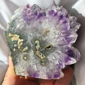 Oog Amethist cluster (stalactiet) - 48