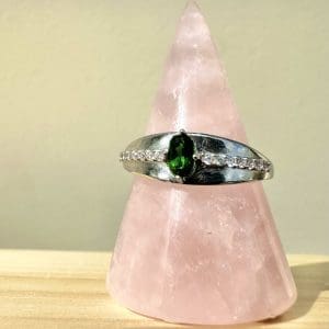 925 sterling zilveren ring – 83 - Chrome Diopside