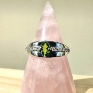 925 sterling zilveren ring – 84 - Chrome Diopside
