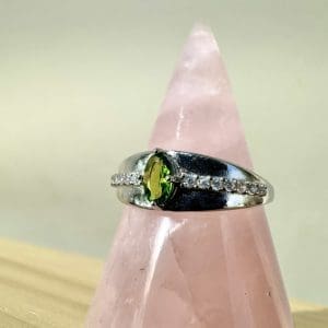 Alternative view of 925 sterling zilveren ring – 84 - Chrome Diopside