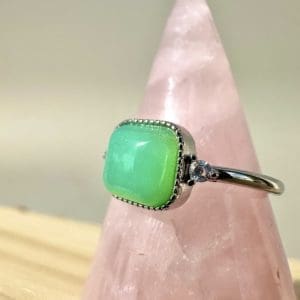 Alternative view of 925 sterling zilveren ring – 86 - Aventurijn