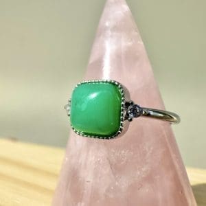 Alternative view of 925 sterling zilveren ring – 87 - Aventurijn