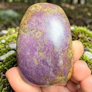 Purpuriet handsteen, half gepolijst - 8