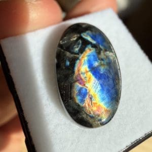 Spectroliet cabochon in venster doosje - 9