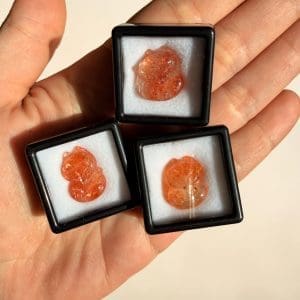 Zonnesteen carving – Vos – Random pick