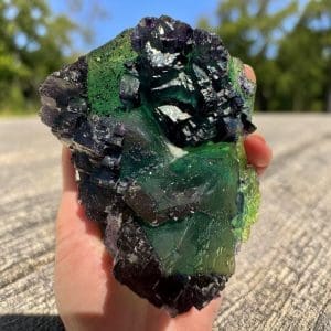 Octaëdrische Fluoriet cluster uit Zhejiang - 6