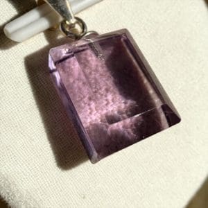 Alternative view of 925 zilveren hanger - Amethist - 71