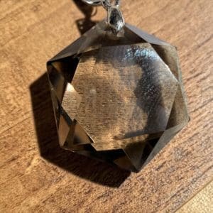 Alternative view of 925 zilveren hanger - Rookkwarts - 109