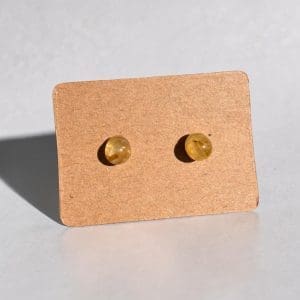Oorstekers - Rutielkwarts - 925 zilver - 2
