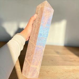 STATEMENT PIECE! - XXL Maansteen toren - 5,33 kilo